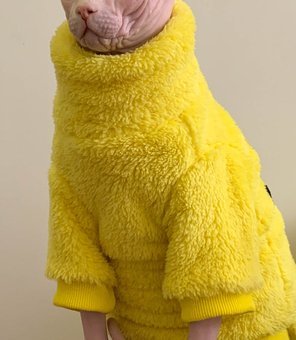 Wärmender Pullover für Nacktkatzen