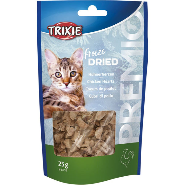 6x PREMIO Freeze Dried Hühnerherzen