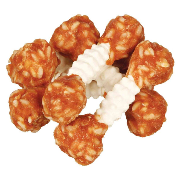 6x Denta Fun Chicken Chewing Dumbbells