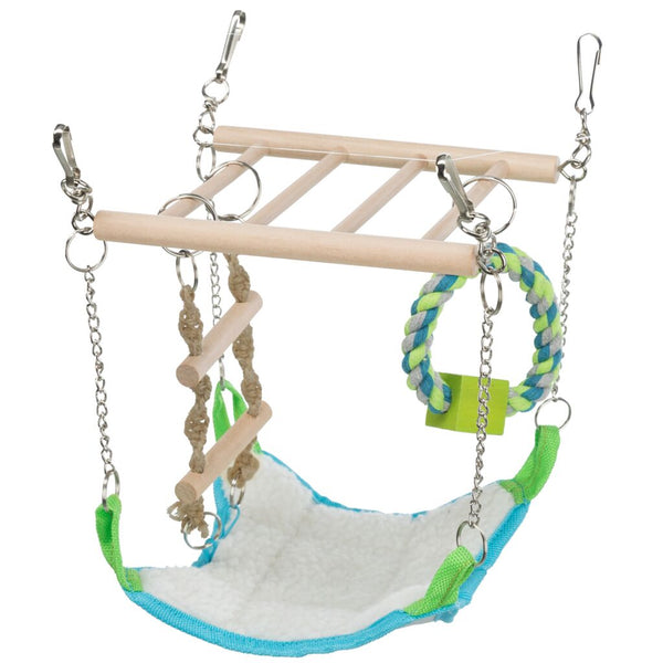Hängebrücke m.Hängematte/Spielz., Hamster