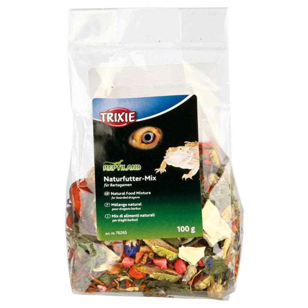 6x Naturfutter-Mix für Bartagamen, 100 g