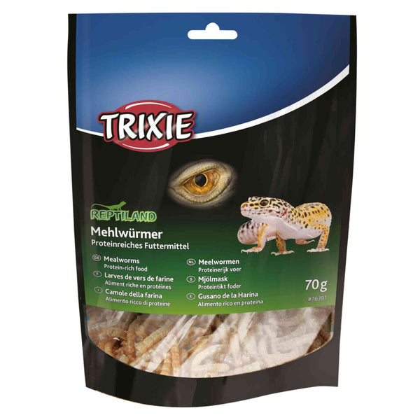 6x Mehlwürmer, getrocknet, 70 g