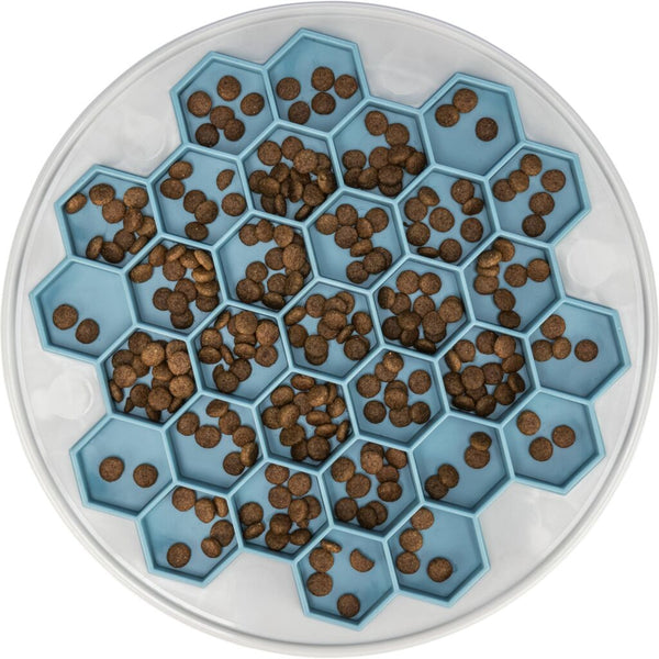 Slow Feeding Platte Hive ø 30 cm, grau/blau