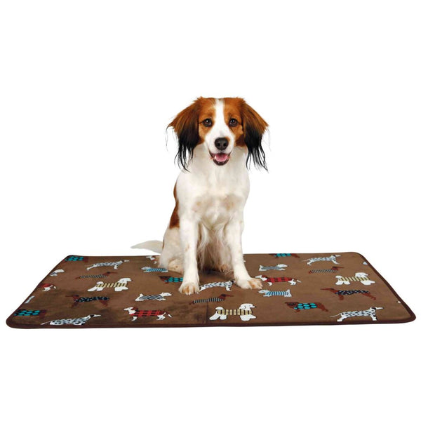 Liegematte FunDogs, 90 × 68 cm, braun