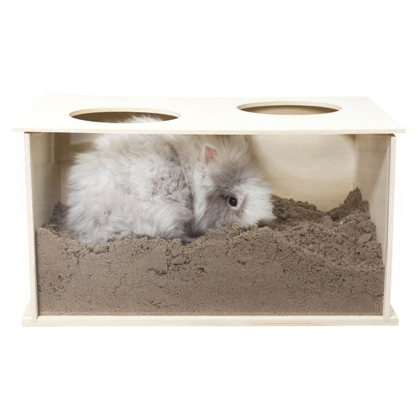 Buddelkiste, Kaninchen, Holz